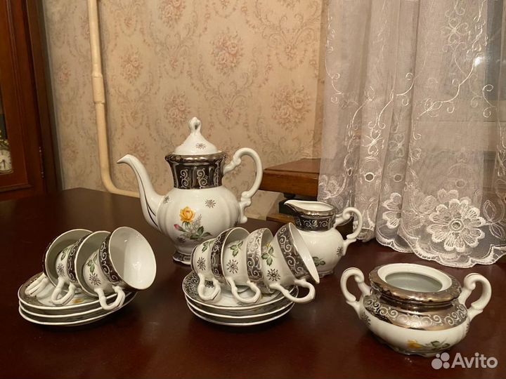 Японский кофейный фарфор Ямакоси Орел