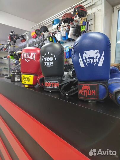 Боксерские перчатки 12, 10, 8, 6,4, 2 oz