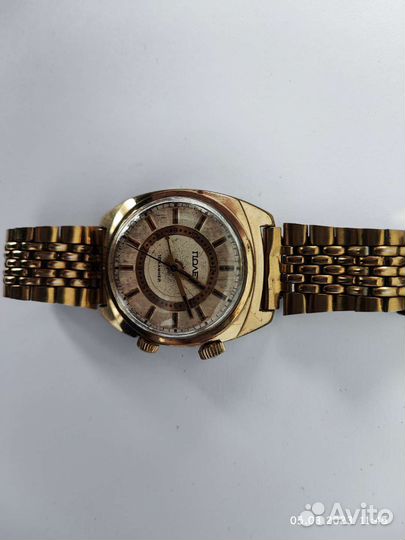 Часы механические СССР полёт с будильником