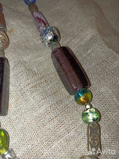 Бусы муранское стекло
