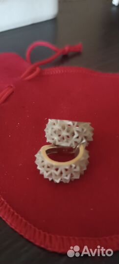 Серьги клипсы серебро