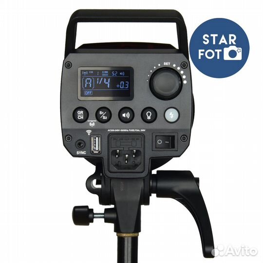 Вспышка импульсная студийная Godox MS300V, 300Дж