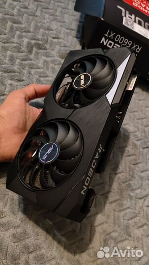 Мощная, игровая asus - RX 6600 XT На пломбе