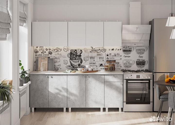 Кухонный гарниур новый в наличии 1,2 1,6 1,8 2,0м