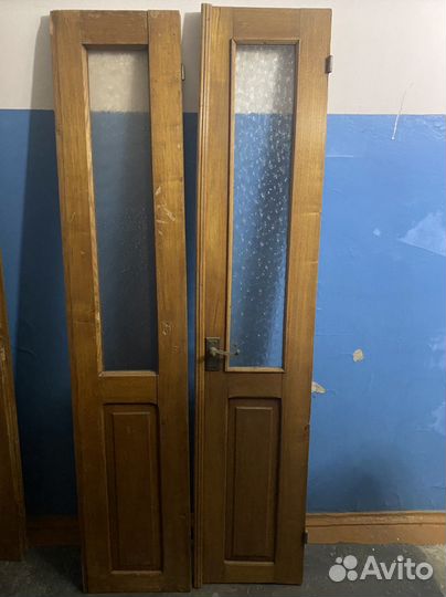 Двери межкомнатные б/у чистое дерево