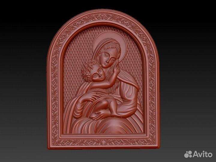 Религиозные чпу 3d stl макеты.Иконы.Сборник