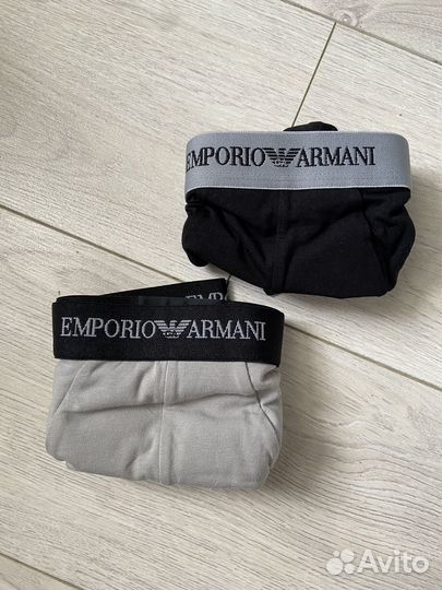 Мужские трусы брифы Emporio Armani 2шт M,L