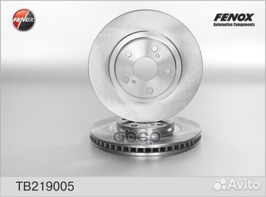 Диск тормозной перед прав/лев TB219005 fenox