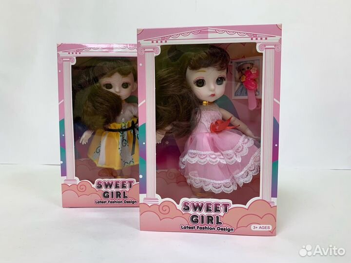 Кукла Sweet Girl c заколкой