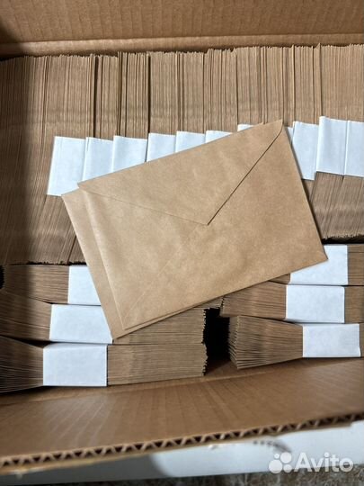 Конверт крафт С6 1000шт