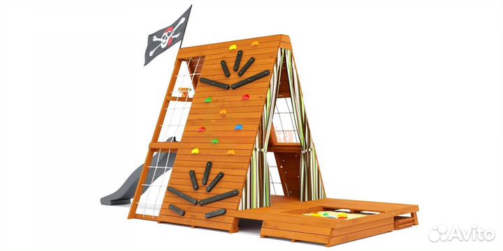 Детская площадка деревянная