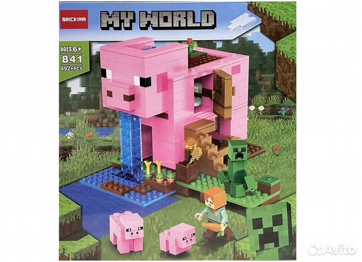 Конструктор Дом-Свинья My World 841