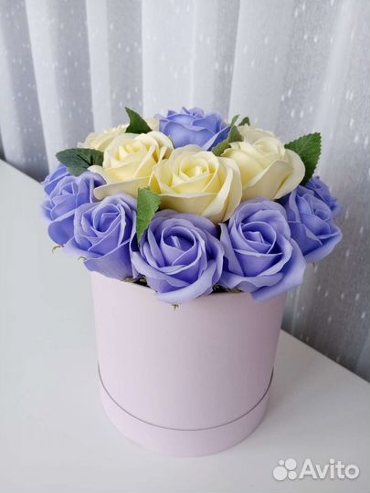 Букет из мыльных роз