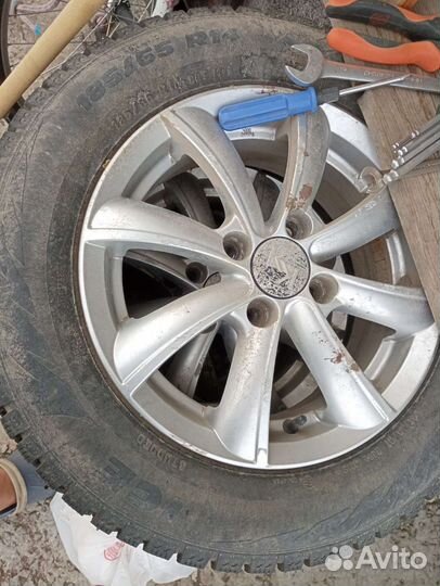 Литые диски r14 4x100 бу kia spektra