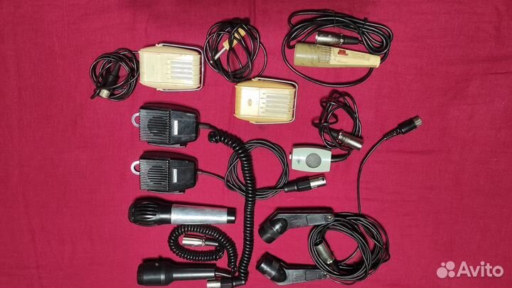 Микрофоны винтажные советские и зарубежные