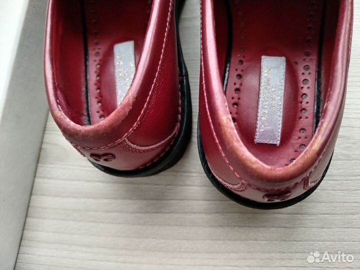 Кожаные лоферы Dolce&Gabbana для девочки 30 р