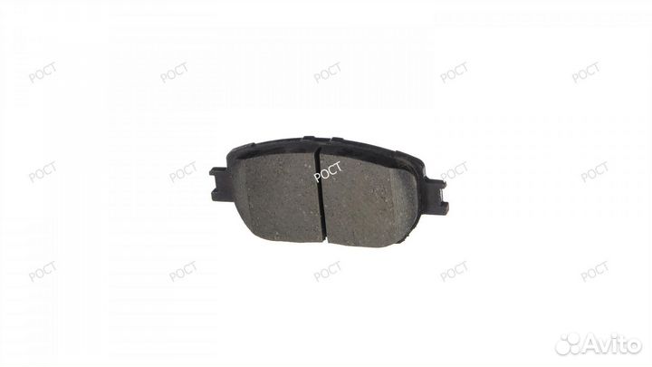 Колодки тормозные дисковые + противоскрипные пласт