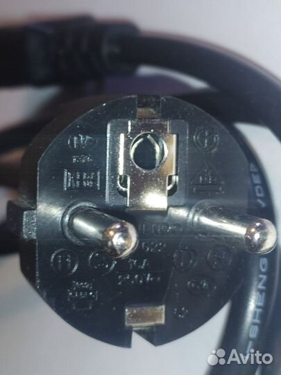 Кабель питания 1,8 м силовой сетевой 220В 16A