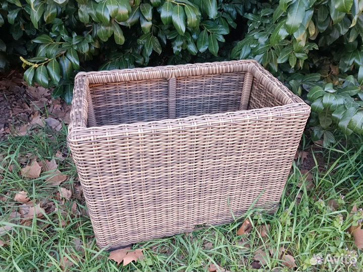 Кашпо из искусственного ротанга Арте тик