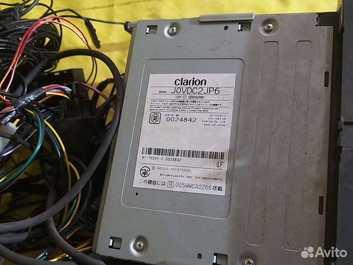 Магнитола с японских автомобилей Clarion