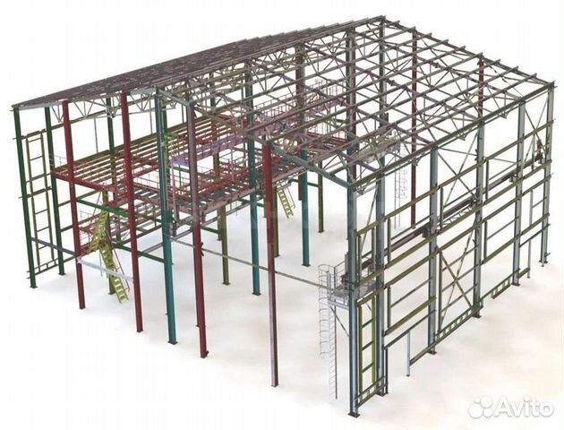 Расчёты/чертежи стальных конструкций (км, кмд)