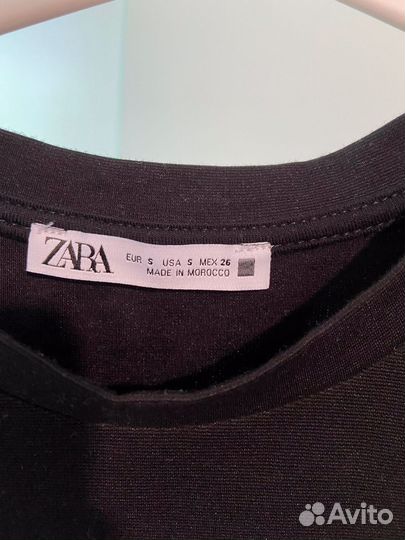 Платье футболка zara женское