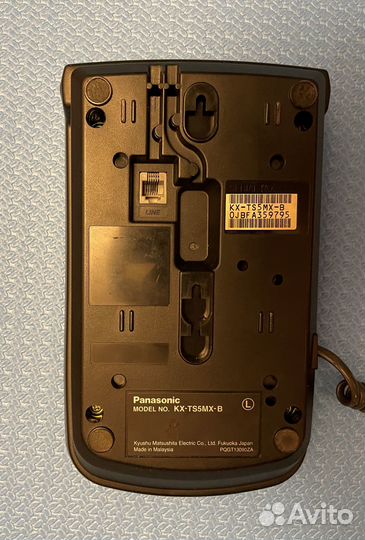 Телефон проводной Panasonic KX-TS5MX-B (черный)