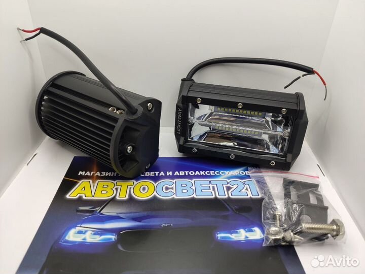 Светодиодная балка / фара-прожектор 72W 24LED