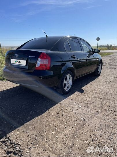 Hyundai Verna 1.4 МТ, 2008, 192 792 км