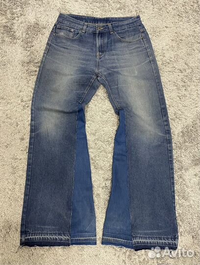 Джинсы клеш кастом y2k