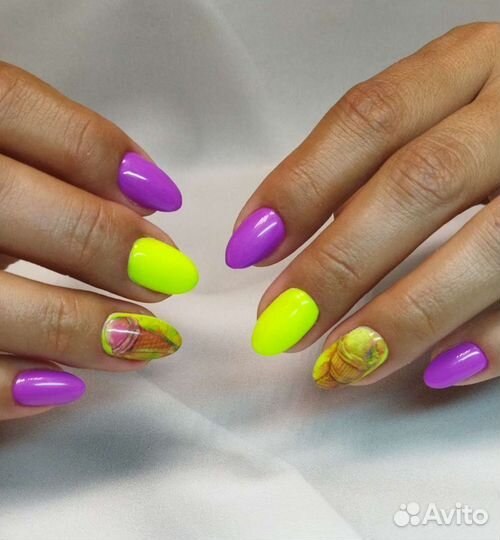 Маникюр, покрытие гель- лаком, наращивание ногтей