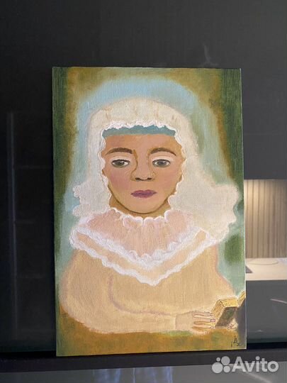 Картина маслом, портрет, этюд