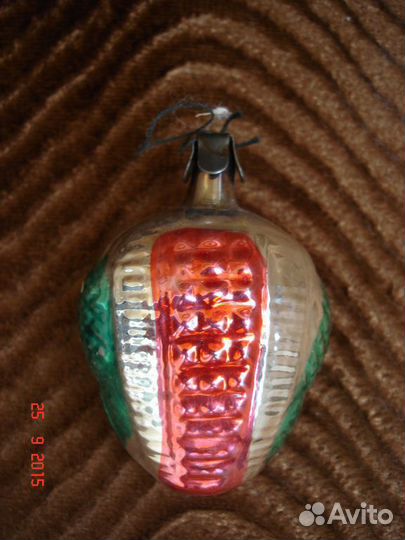 Ёлочные игрушки СССР Стекло, Вата Каталог