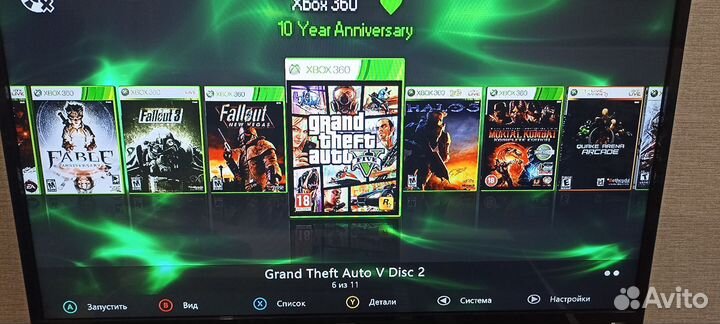 Xbox 360 slim 250gb прошитый freeboot