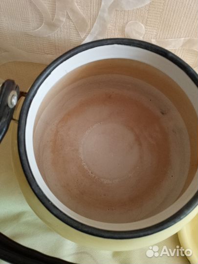 Чайник для плиты эмалированный СССР