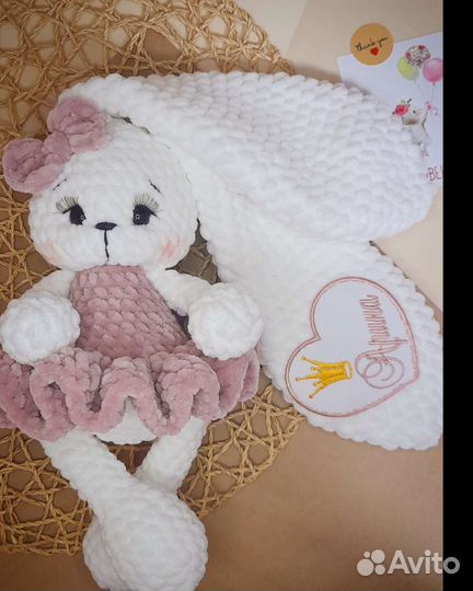 Вязаные игрушки ручной рабoты из эко материалов