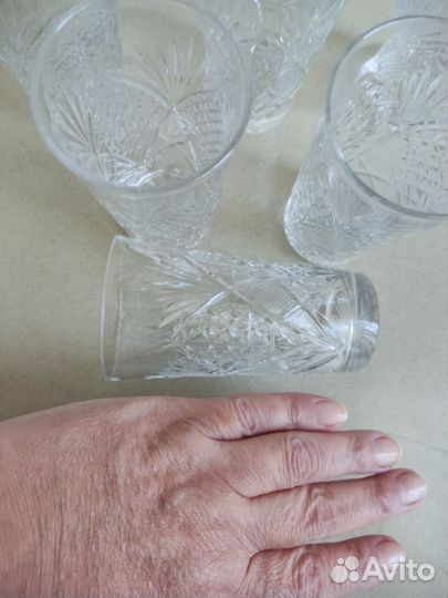 Стопки, стаканы, вазы