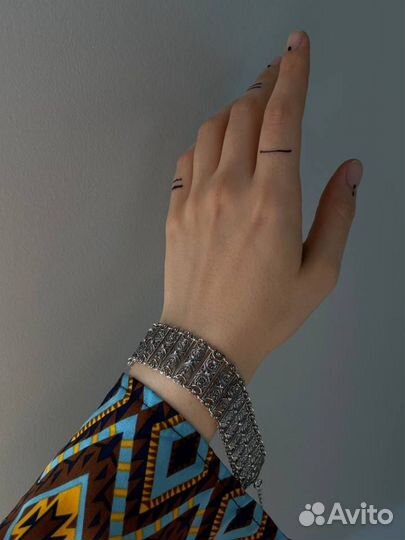 Серебряный браслет