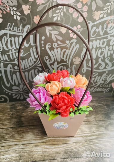 Мыло ручной работы букеты