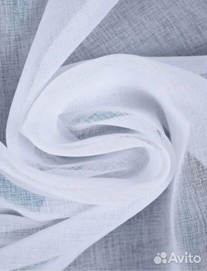 Тюль под лен новая 250/300