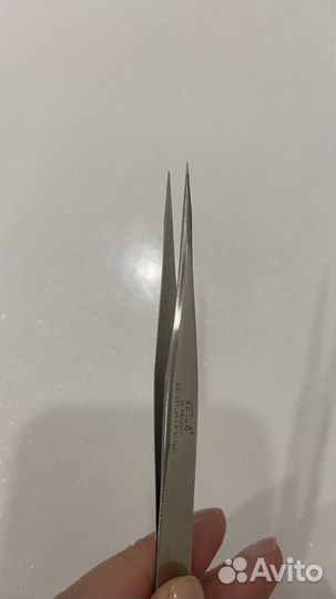 Пинцет для наращивания ресниц Vetus ST-10