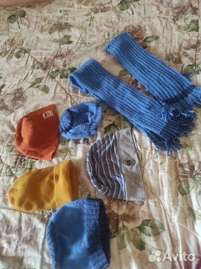 Шапки, шарфы на мальчика