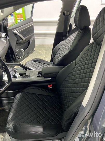 Автопилот чехлы Skoda Rapid (12+) ромб