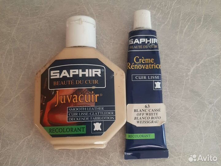 Жидкая кожа saphir и Востановитель покрытия кожи