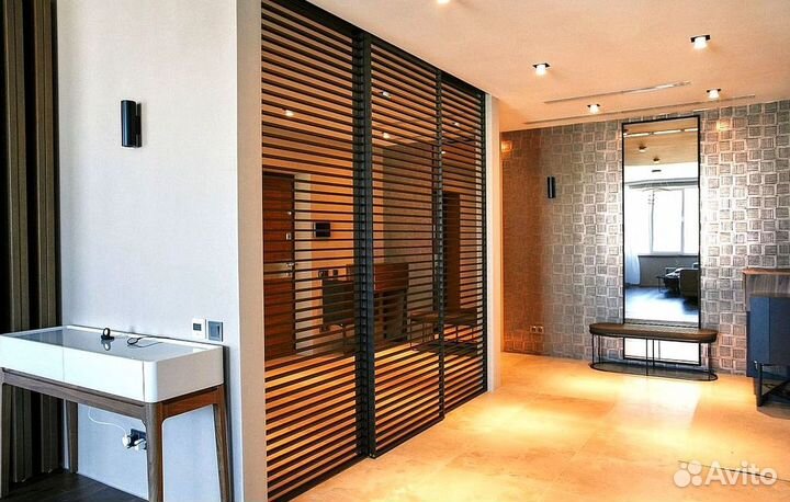 Межкомнатные перегородки из реек