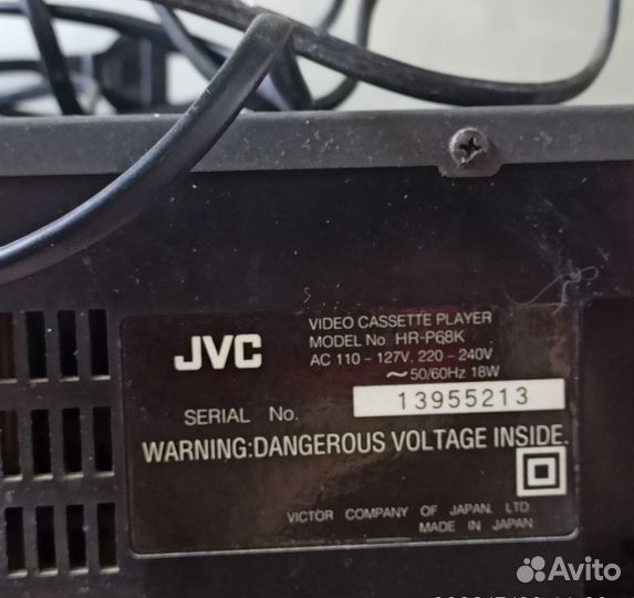 Видеомагнитофон jvc караоке Япония оригинал