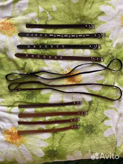 Продаю ошейники и поводкиРучная работа