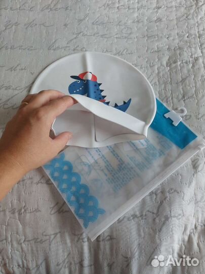 Силиконовая шапочка для плавания 46-52 (Новая)