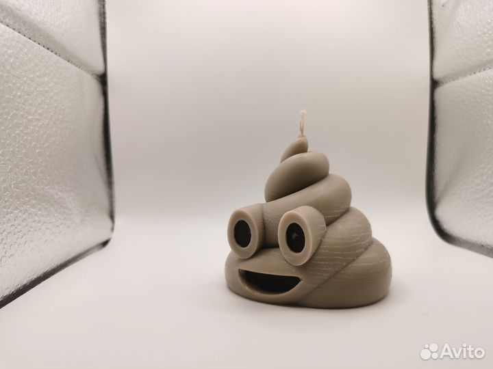 Свеча какашка ароматическая соевый воск