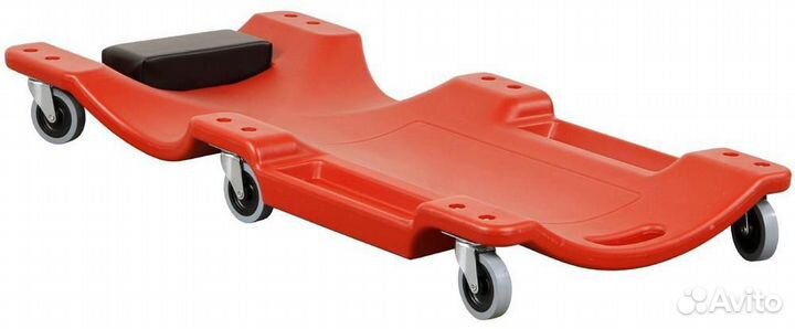 Лежак пластиковый подкатной